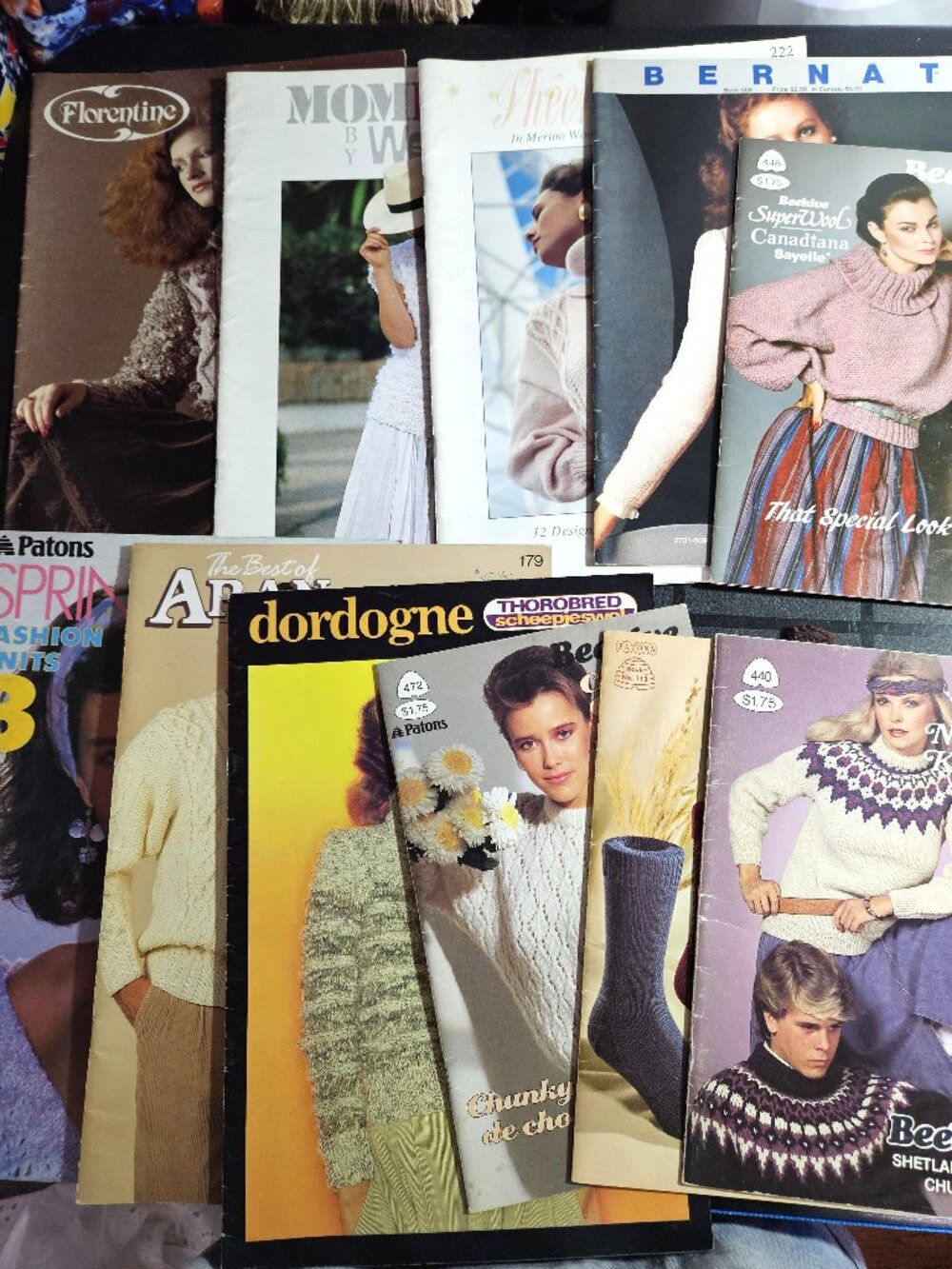 Bundle of 11 Vintage 80s to 90s Knitting Booklets